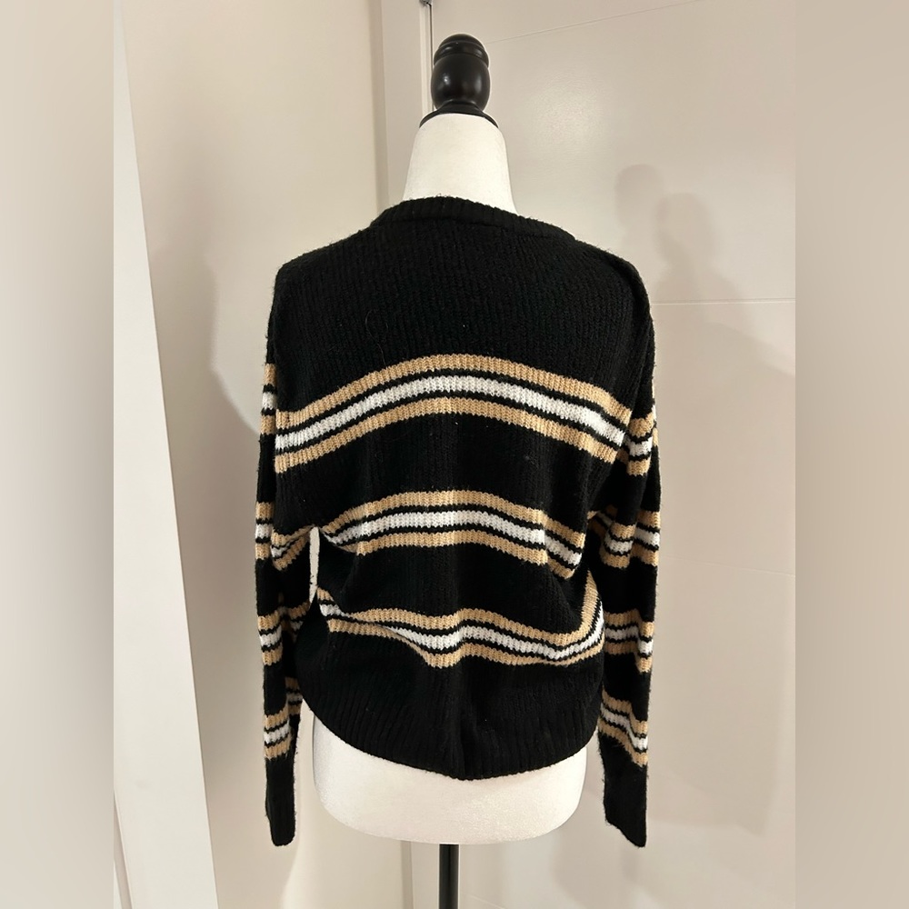 Divided Striped Sweater - Picture 2 of 2